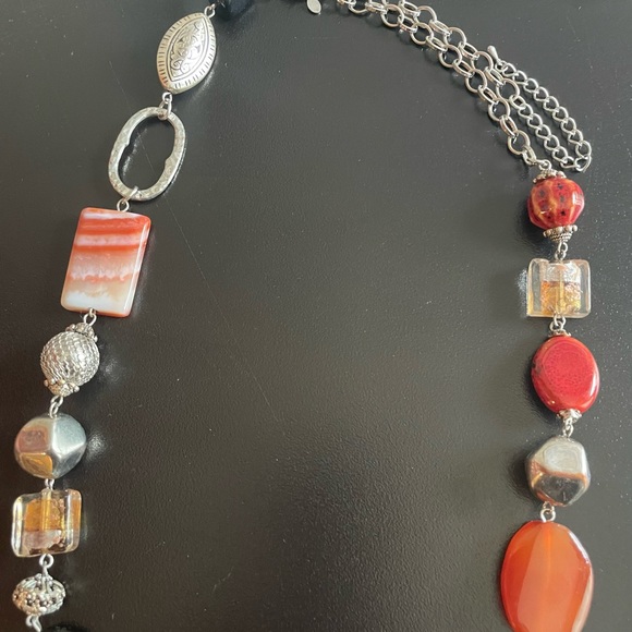 Chunky necklace great for Fall. - Picture 2 of 3